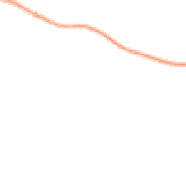 Night-time road noise heatmap for RG8 8DT