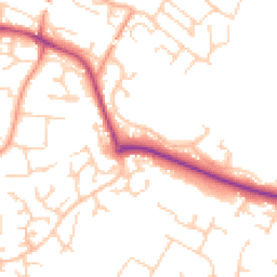 Daytime road noise heatmap for RG8 8HY