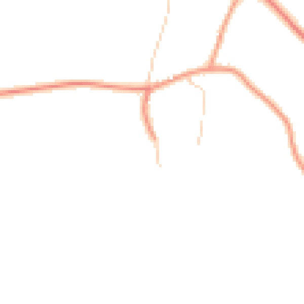 Daytime road noise heatmap for RG8 8SL
