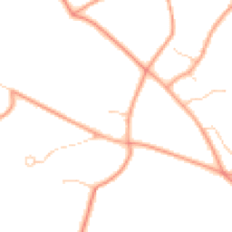 Daytime road noise heatmap for RG8 8SZ