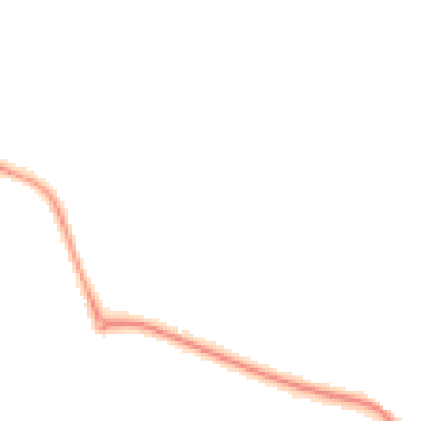 Night-time road noise heatmap for RG8 8TE