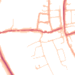 Daytime road noise heatmap for RG8 9DS