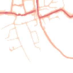 Daytime road noise heatmap for RG8 9EX