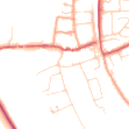 Daytime road noise heatmap for RG8 9HJ