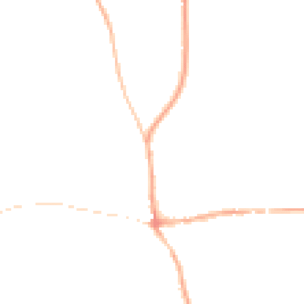 Night-time road noise heatmap for RG8 9JX