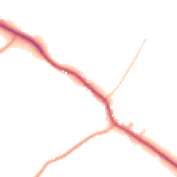 Daytime road noise heatmap for RG8 9NG