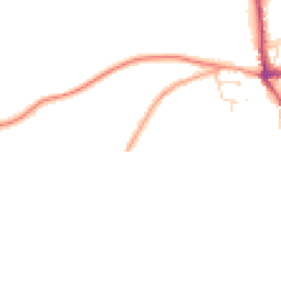 Daytime road noise heatmap for RG8 9QR