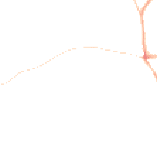 Night-time road noise heatmap for RG8 9QY