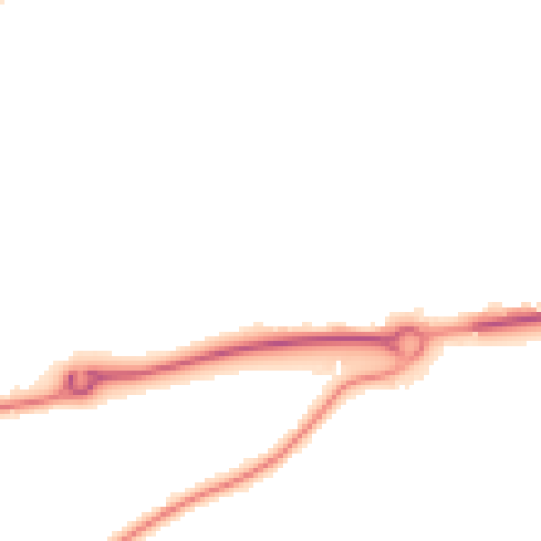 Night-time road noise heatmap for RH10 3FQ
