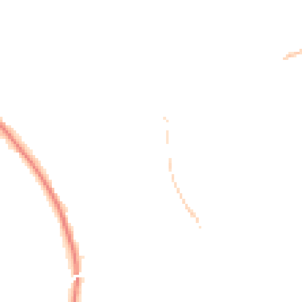 Night-time road noise heatmap for RH10 4JF