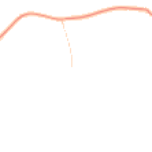Daytime road noise heatmap for RH10 4NQ