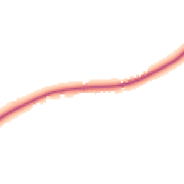 Daytime road noise heatmap for RH10 4SE