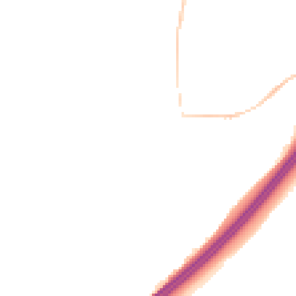 Night-time road noise heatmap for RH10 7HW