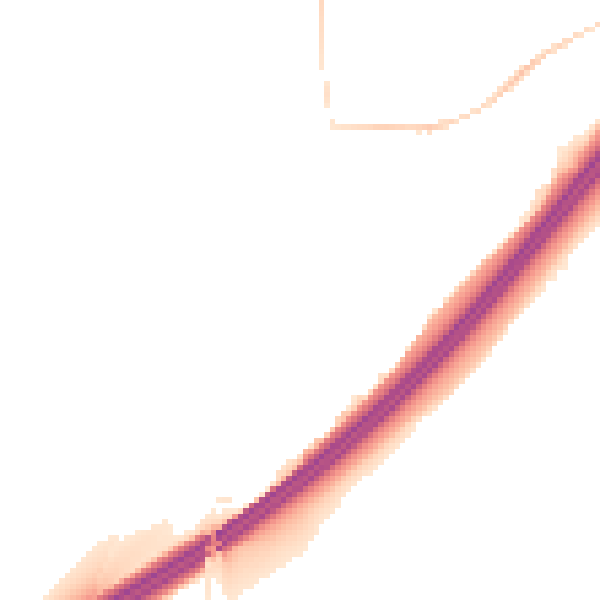 Night-time road noise heatmap for RH10 7LA