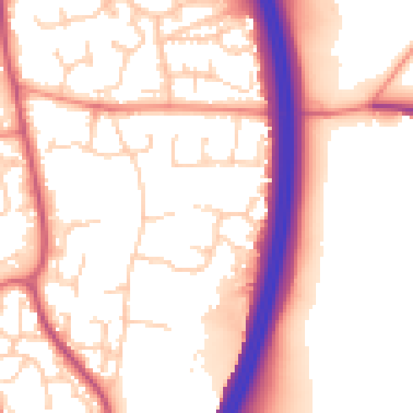 Daytime road noise heatmap for RH10 7RG