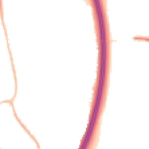 Night-time road noise heatmap for RH10 7RG