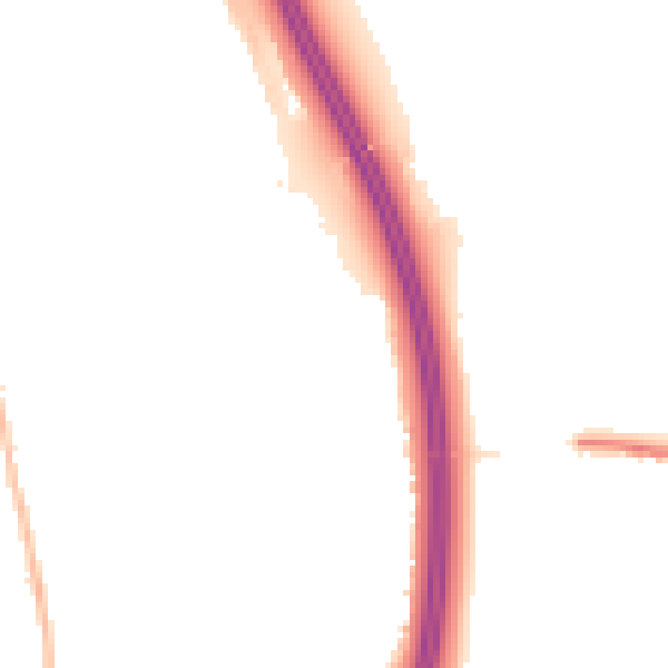 Night-time road noise heatmap for RH10 7XH