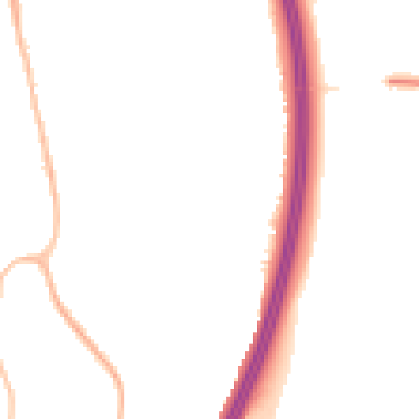 Night-time road noise heatmap for RH10 7ZE