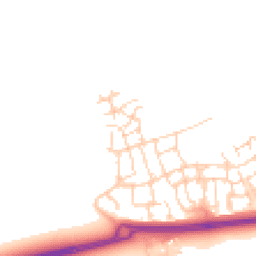 Daytime road noise heatmap for RH12 0AN