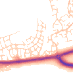 Daytime road noise heatmap for RH12 0BL