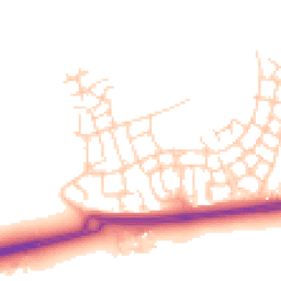 Daytime road noise heatmap for RH12 0BR