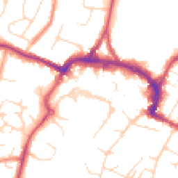 Daytime road noise heatmap for RH12 1PB
