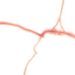 Night-time road noise heatmap for RH12 1TH
