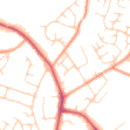 Daytime road noise heatmap for RH12 2LJ