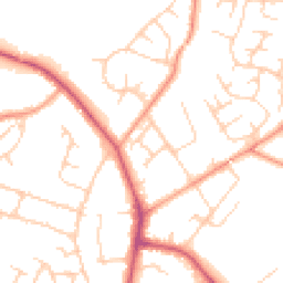 Daytime road noise heatmap for RH12 2LL