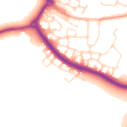 Daytime road noise heatmap for RH12 3TY