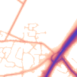 Daytime road noise heatmap for RH12 3XF