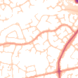 Daytime road noise heatmap for RH12 4LB