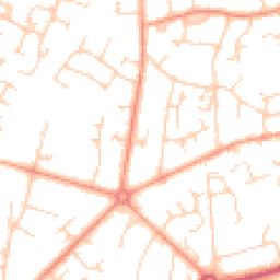 Daytime road noise heatmap for RH12 4QJ