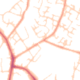 Daytime road noise heatmap for RH12 5FA