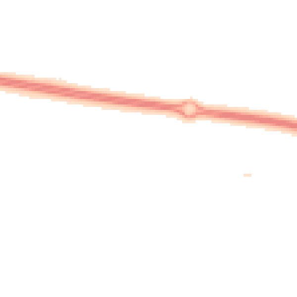 Night-time road noise heatmap for RH12 5QR
