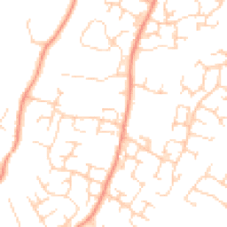 Daytime road noise heatmap for RH12 5XY