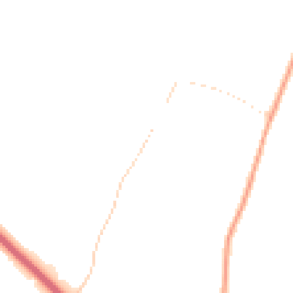 Night-time road noise heatmap for RH13 0AH