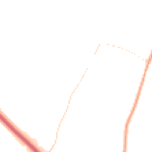 Night-time road noise heatmap for RH13 0AQ