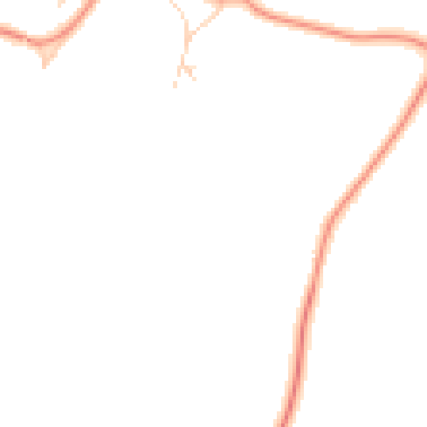 Daytime road noise heatmap for RH13 0JD
