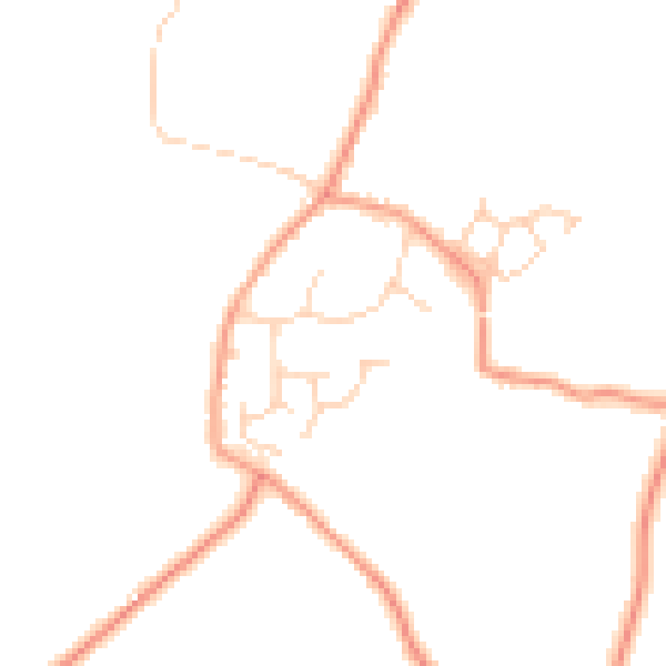 Daytime road noise heatmap for RH13 0PH