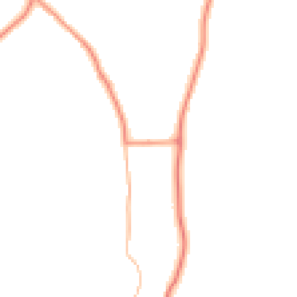 Daytime road noise heatmap for RH13 0QF