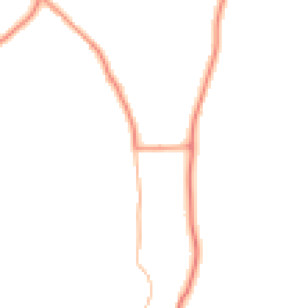Daytime road noise heatmap for RH13 0RD