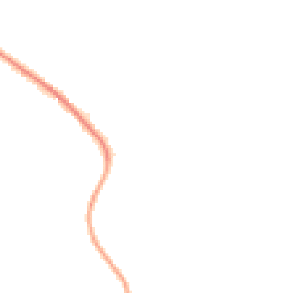 Night-time road noise heatmap for RH13 6JF