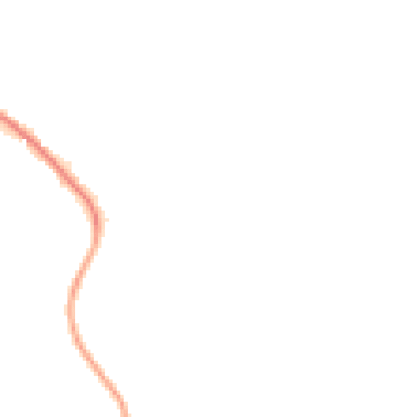 Night-time road noise heatmap for RH13 6JG