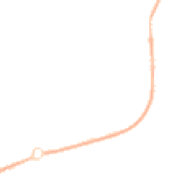 Night-time road noise heatmap for RH13 6SP