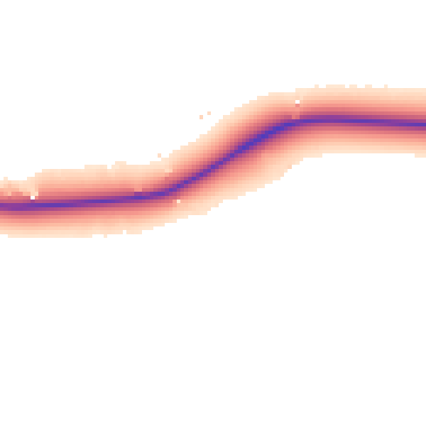 Daytime road noise heatmap for RH13 8AZ