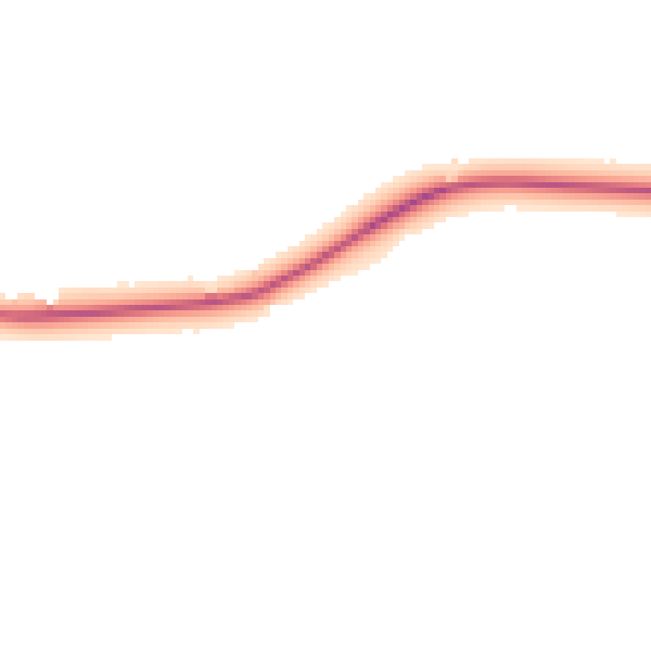 Night-time road noise heatmap for RH13 8AZ