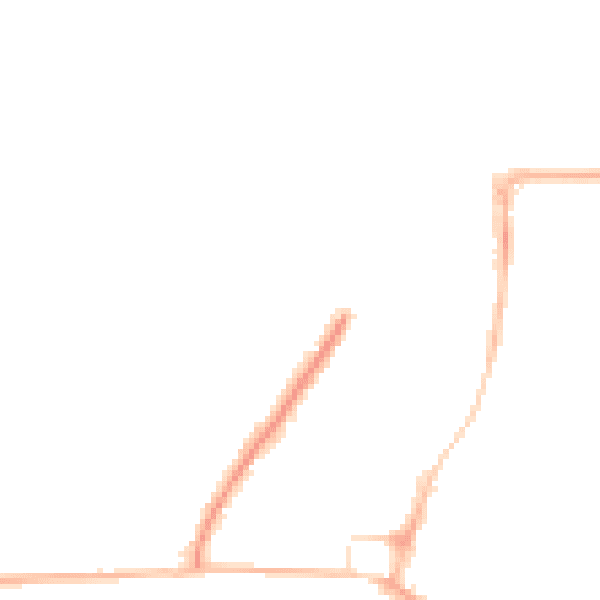 Night-time road noise heatmap for RH16 1EX