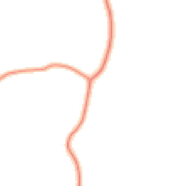 Daytime road noise heatmap for RH16 1XX