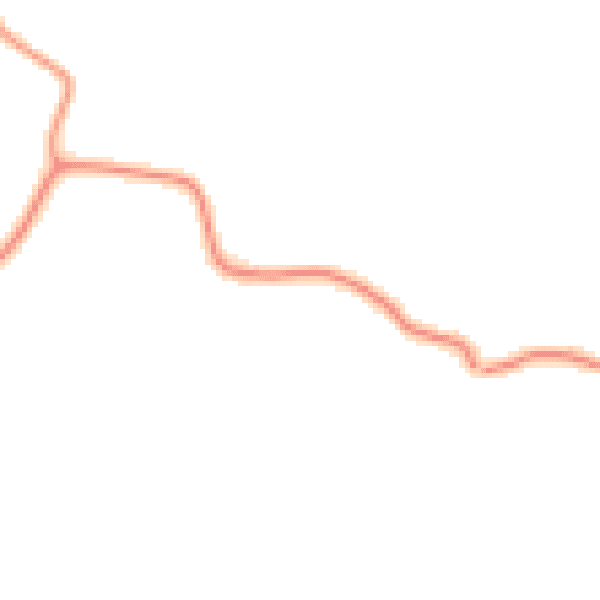 Daytime road noise heatmap for RH16 2QP